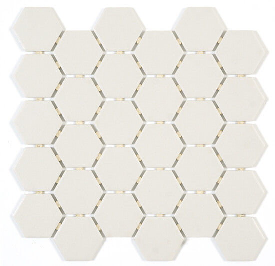Quebec Series 2" Matte Porcelain Hexagons