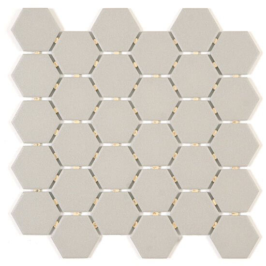 Quebec Series 2" Matte Porcelain Hexagons