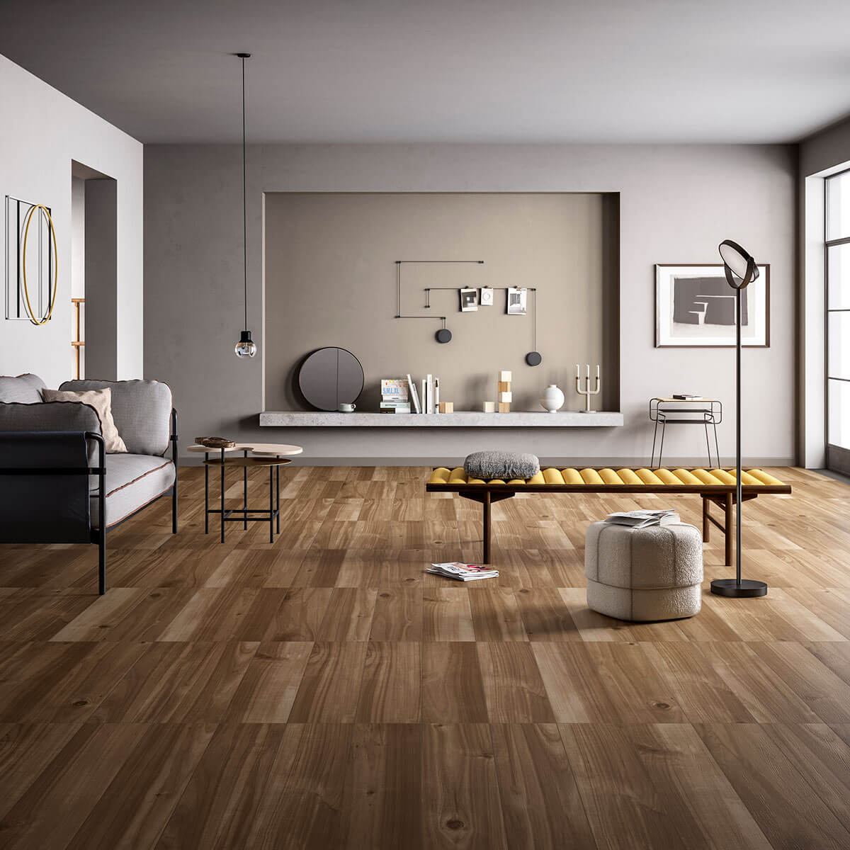 Havenwood Saddle 8"x36" Matte Porcelain Tile - image 2