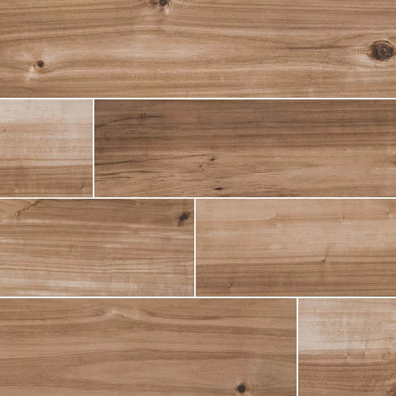 Havenwood Saddle 8"x36" Matte Porcelain Tile - image 1