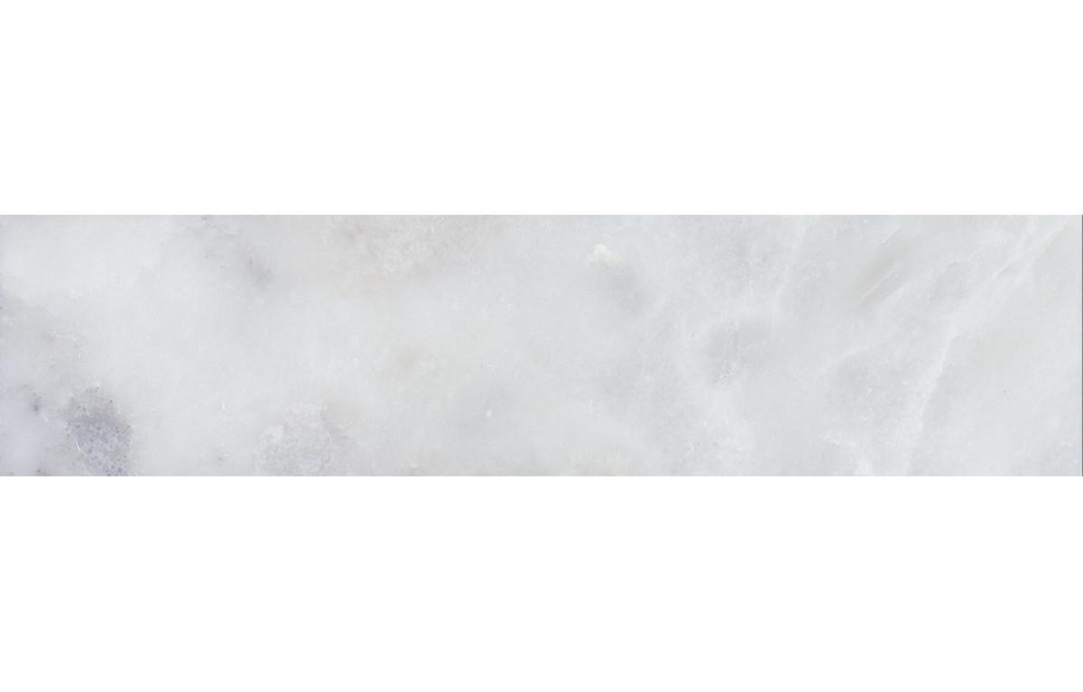 Santorini White 3" x 12" Honed Marble Mosaic - image 1