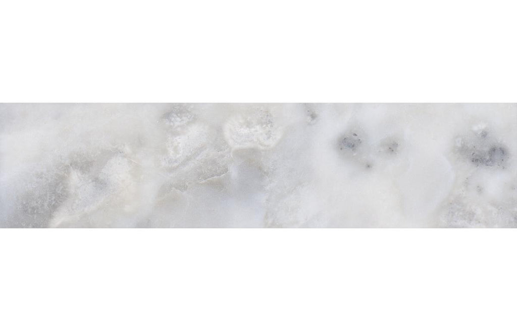 Santorini White 3" x 12" Honed Marble Mosaic - image 4