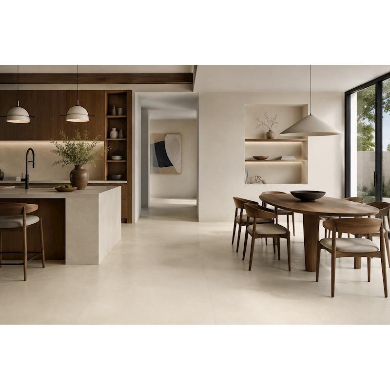 Seven Beige Matte Porcelain Tile