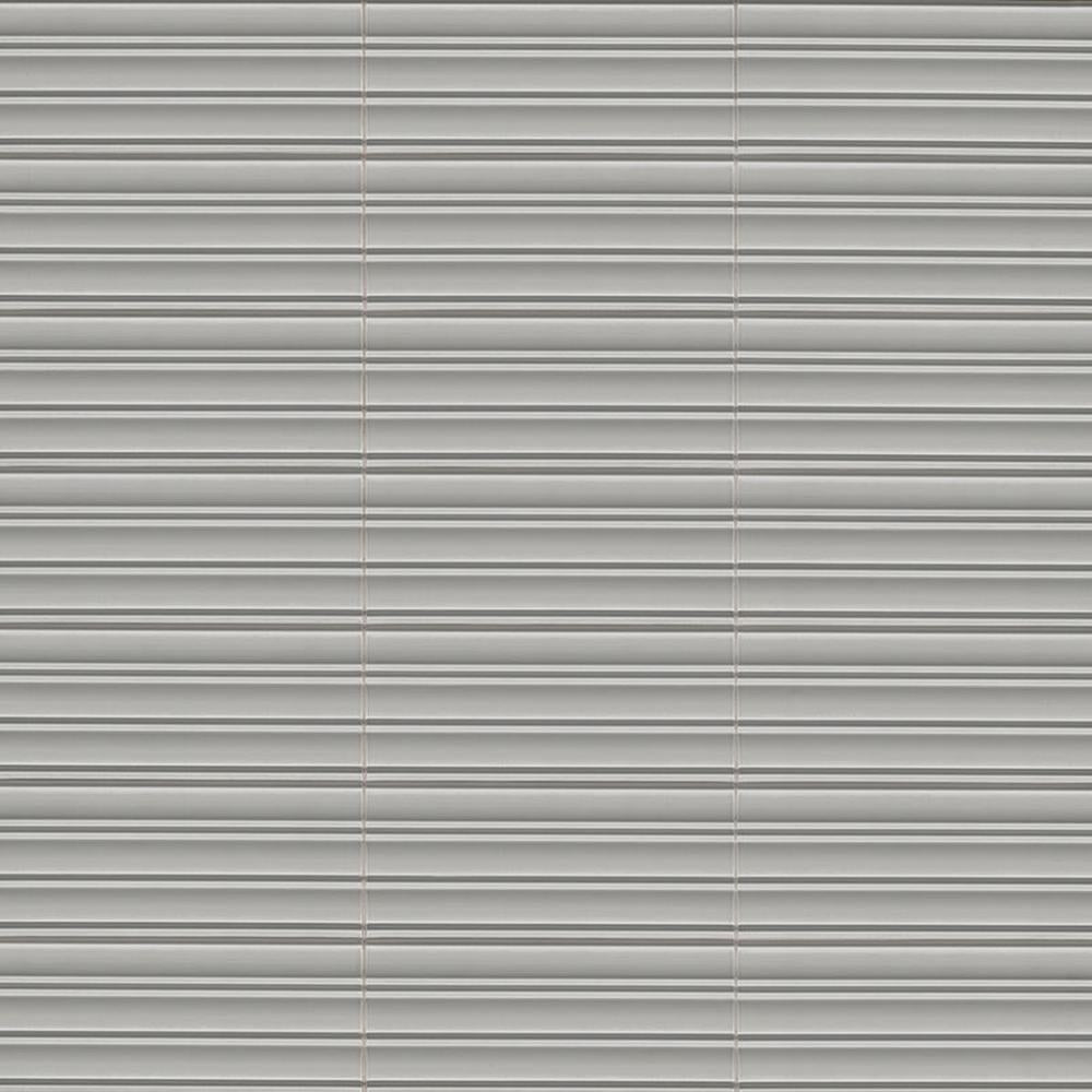 Folk Folk Silver 7" x 16" Satin Porcelain Tile - image 2
