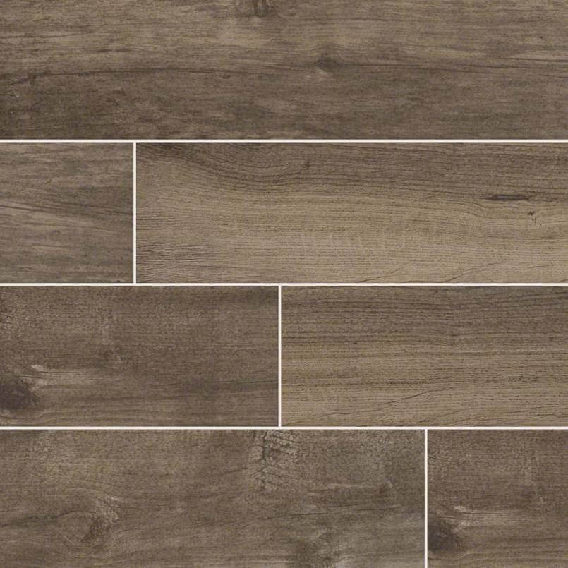 Palmetto Smoke 6"x36" Matte Porcelain Tile - image 1
