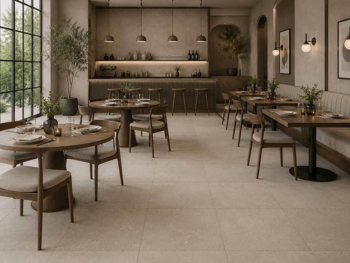 Stratos Beige Matte Porcelain Tile