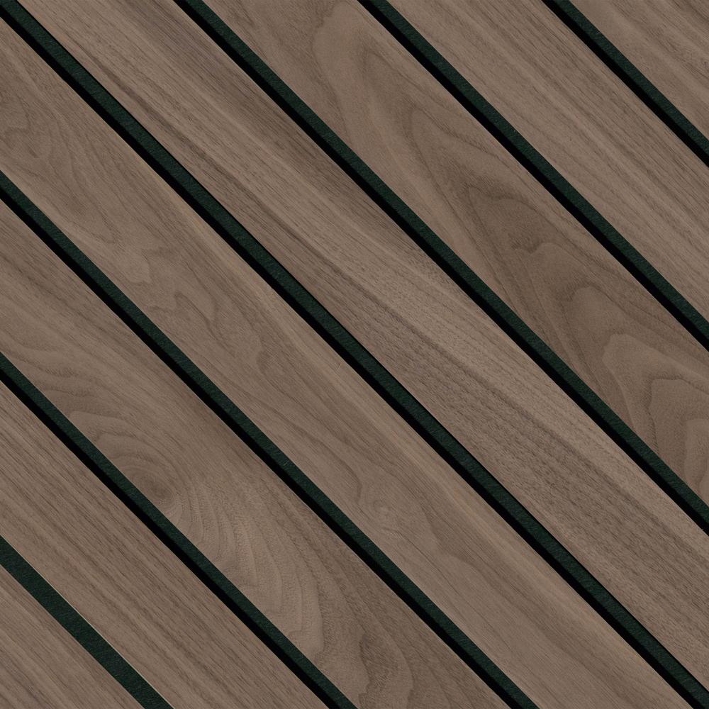Tawny Macro Acoustic Wood Slat Panels 10.63" x 94.5"