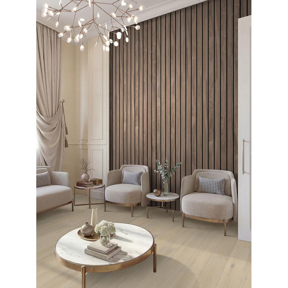 Macro & Reeded Slat Panels Tawny Macro Acoustic Wood Slat Panels 10.63" x 94.5" Wood Tile - image 3