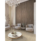 Macro & Reeded Slat Panels Tawny Macro Acoustic Wood Slat Panels 10.63" x 94.5" Wood Tile - image 3