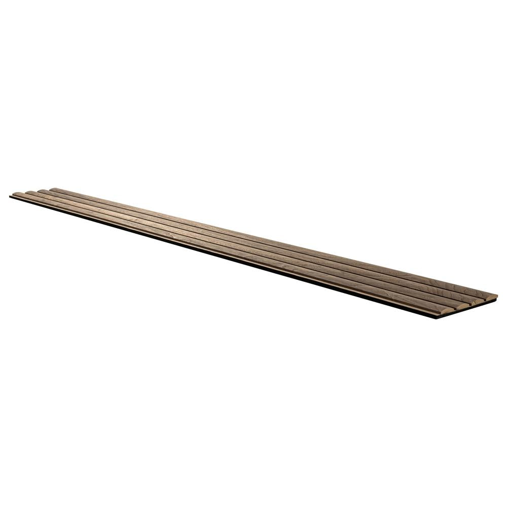 Tawny Reeded Acoustic Wood Slat Panel 9.5" x 94.5"
