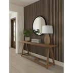 Macro & Reeded Slat Panels Tawny Reeded Acoustic Wood Slat Panels 9.5" x 94.5" Wood Tile - image 4