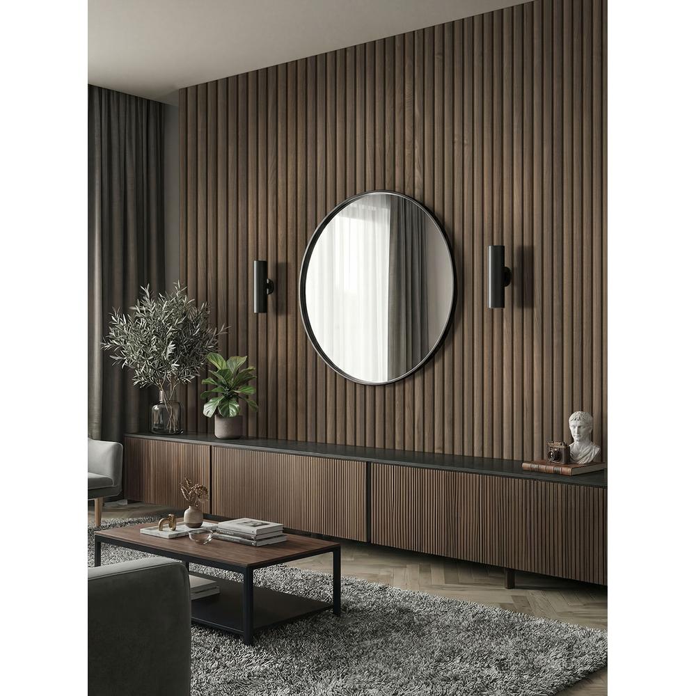 Macro & Reeded Slat Panels Tawny Reeded Acoustic Wood Slat Panels 9.5" x 94.5" Wood Tile - image 8