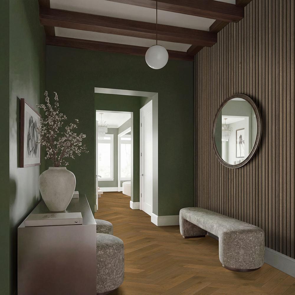 Macro & Reeded Slat Panels Tawny Reeded Acoustic Wood Slat Panels 9.5" x 94.5" Wood Tile - image 9