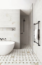 Valentino Bianco 12" x 24" Honed Marble Tile - image 2