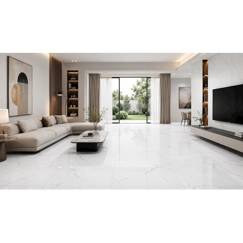 Venato Statuario 24"x48" Polished Porcelain Tile