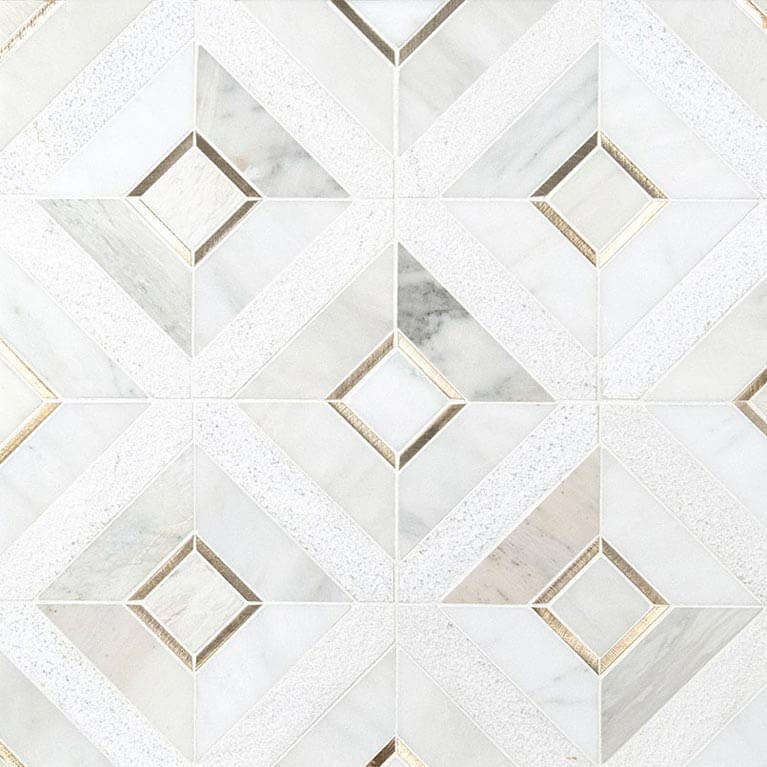 Verona Gold Pattern Marble Mosaic - image 2