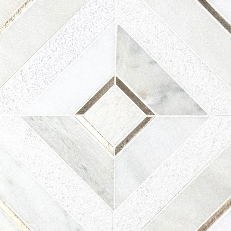 Verona Gold Pattern Marble Mosaic - image 1