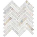 Versilia River Blu 1" x 4" Herringbone Honed Marble Mosaic - image 6