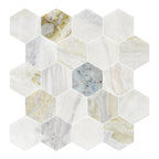 Versilia River Blu 3" Hexagon Honed Marble Mosaic - image 5
