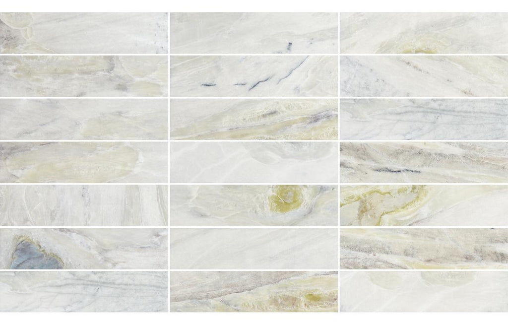 Versilia River Blu 3" x 12" Honed Marble Mosaic - image 4