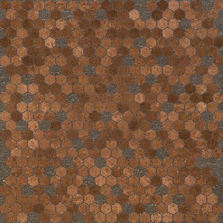 Vulcanika Rust Decor 12"x12" Porcelain Tile - image 1