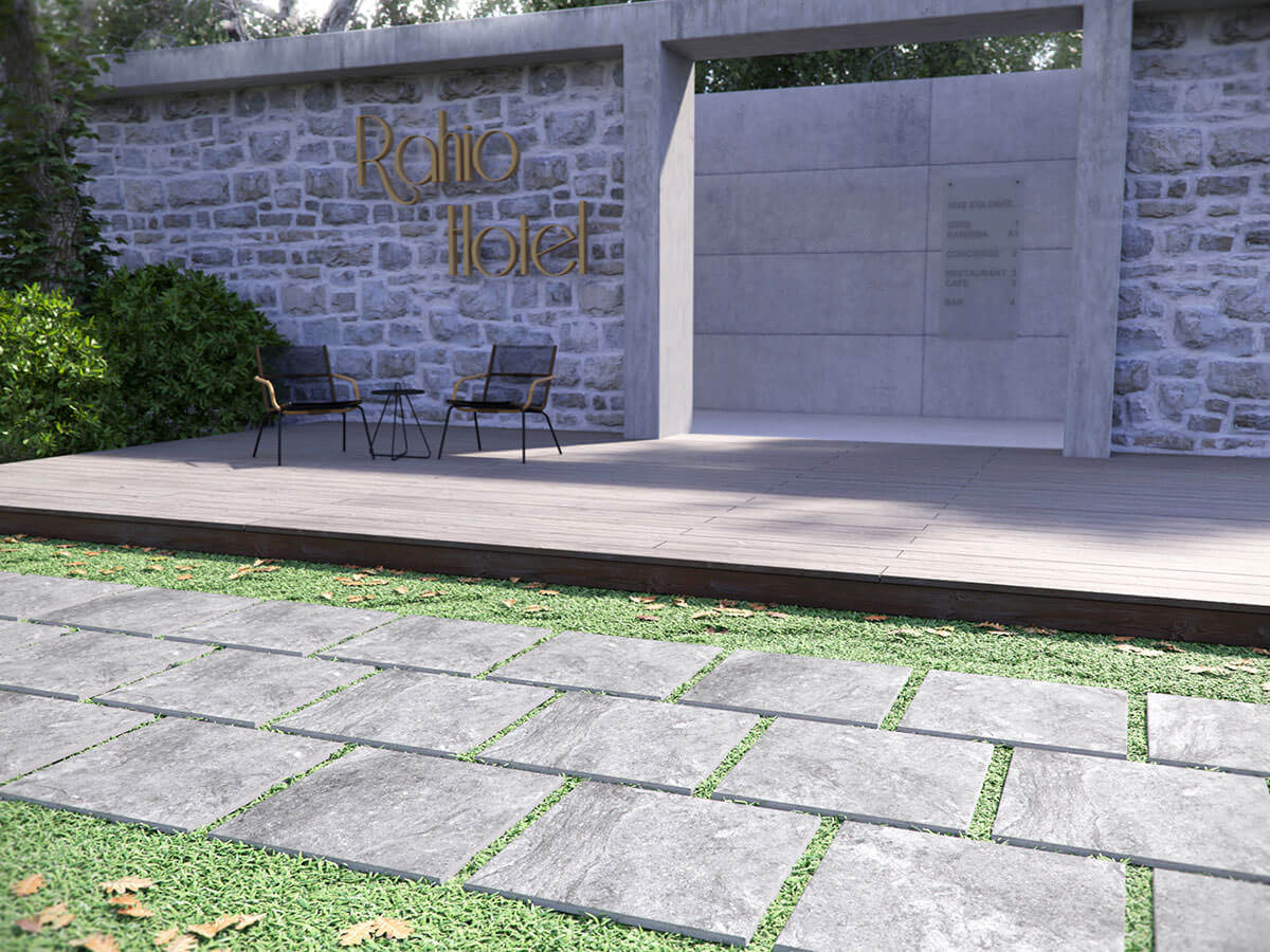 Vulkon Grey 2CM Arterra Porcelain Paver - image 3