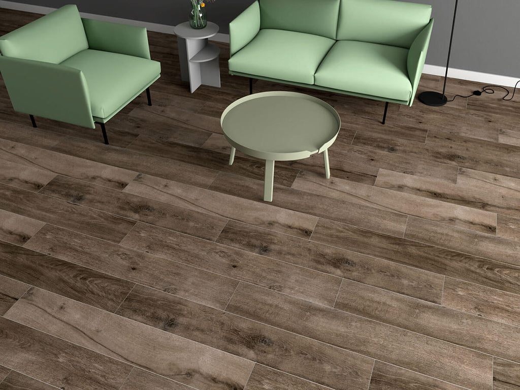Cottage Wenge 8"x48" Matte Tile - image 2