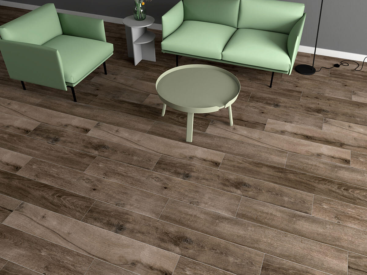 Cottage Wenge 8"x48" Matte Tile - image 2