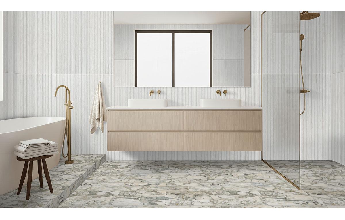 UrbanSlat White 16" x 48" Matte Ceramic Tile - image 5