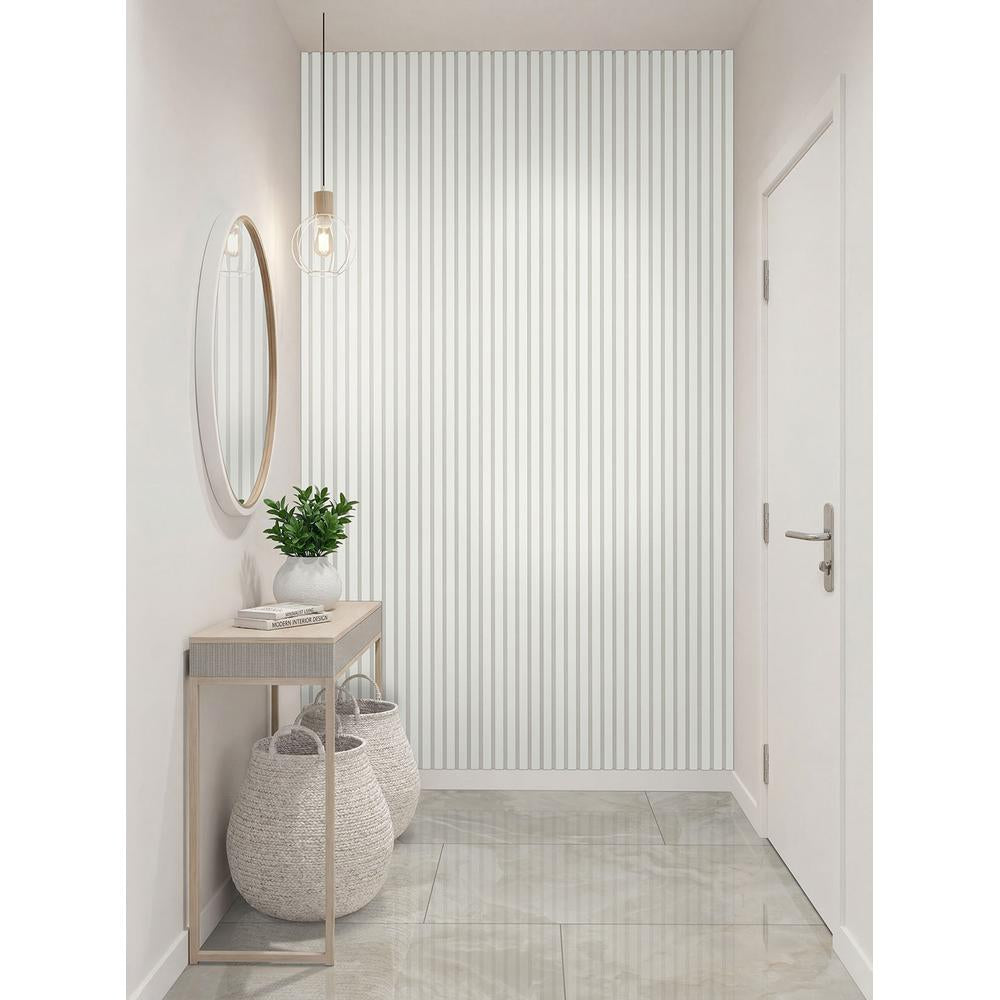 Painted Slat Panels White Acoustic Slat Wall Panel 9.5" x 94.5" Misc MDF Tile - image 3