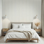 Painted Slat Panels White Acoustic Slat Wall Panel 9.5" x 94.5" Misc MDF Tile - image 5