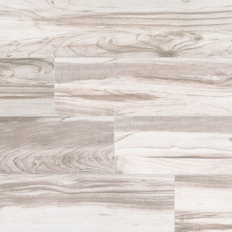 Carolina Timber II White Matte Porcelain Tile