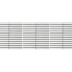 White Concave Matchstick 8"x5.5" Porcelain Mosaic