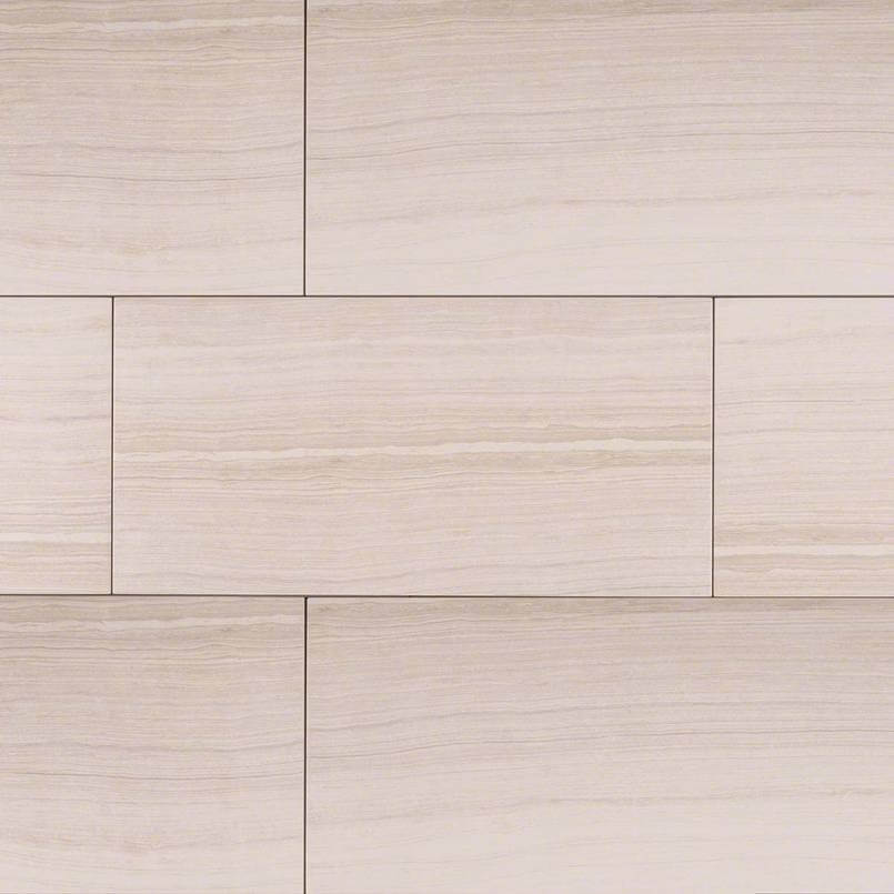 Eramosa White 12"x24" Matte Porcelain Tile - image 1