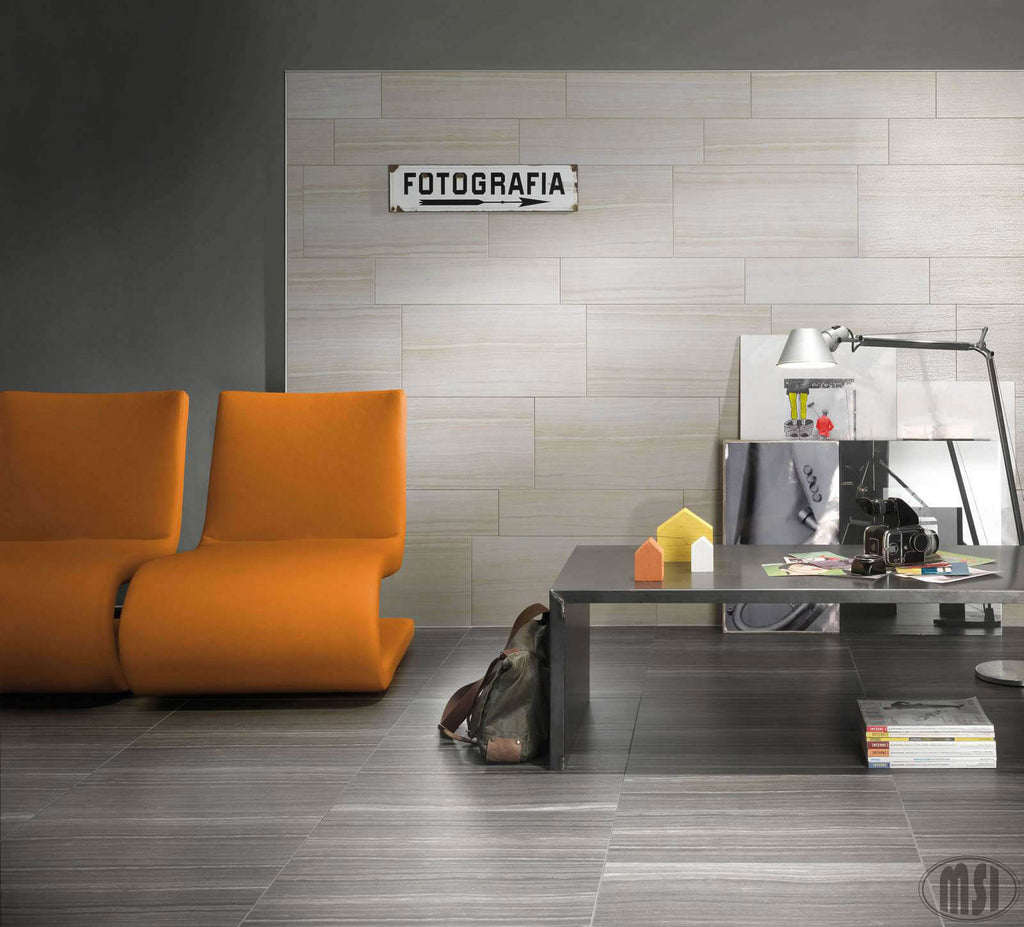 Eramosa White 12"x24" Matte Porcelain Tile - image 2