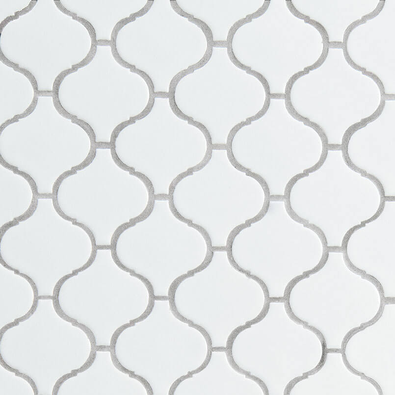White Glossy Arabesque - image 1