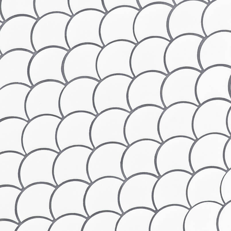 White Glossy Fish Scale - image 2