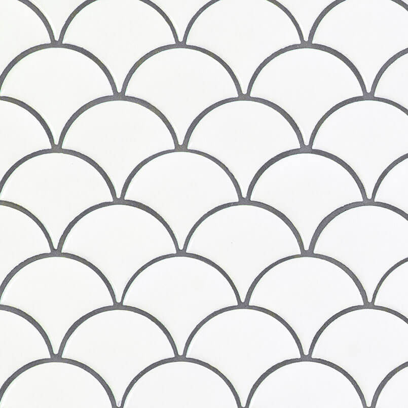 White Glossy Fish Scale - image 1