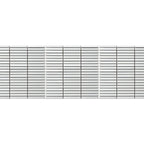White Matchstick 3/8"x3-5/8" Porcelain Mosaic