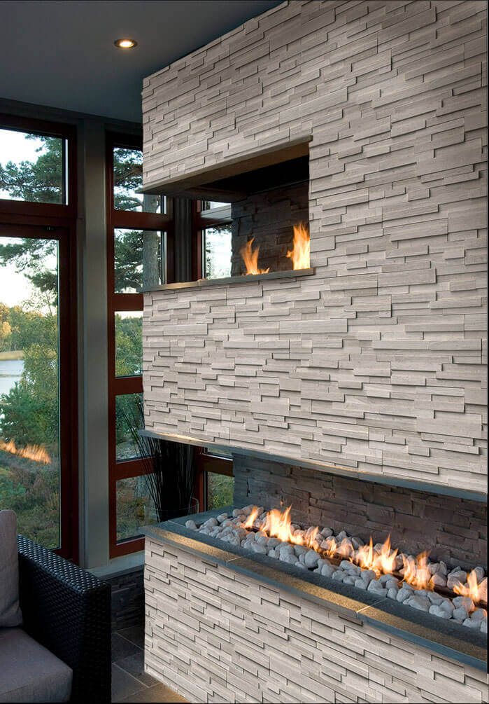 White Oak 3D Honed Ledge Panel - image 5