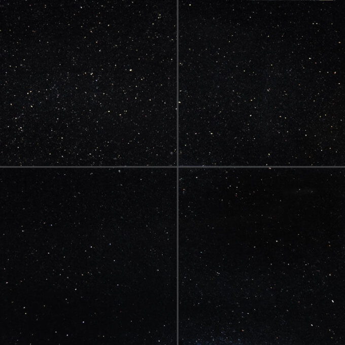 Black Galaxy Granite Tile