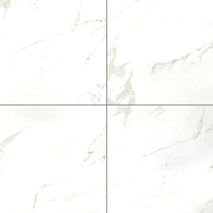 Super Carrara Polished Porcelain Tile