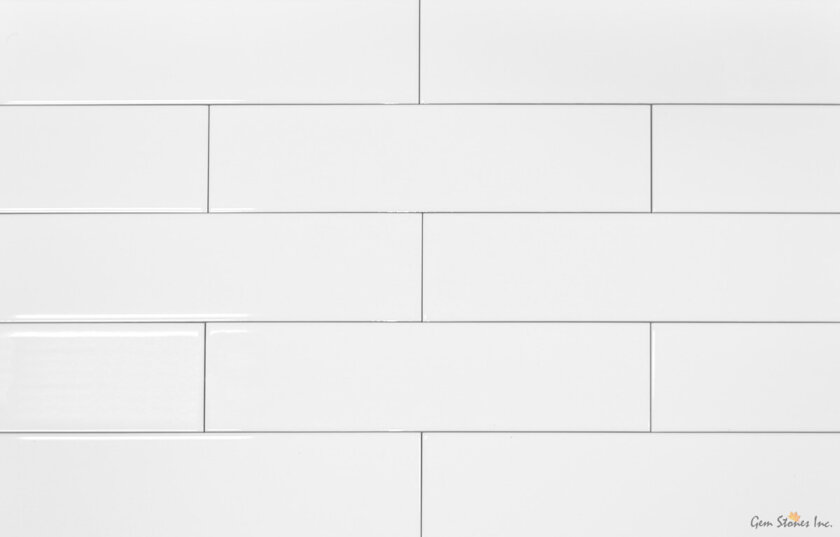 White Subway Tile 4" x 16"