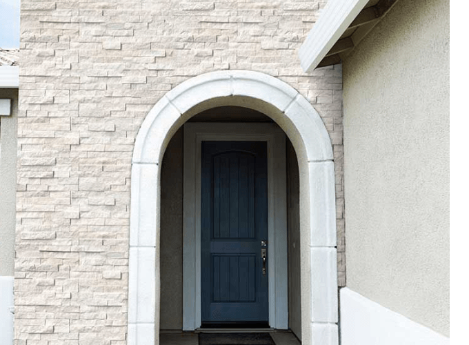 Arctic White Ledger Panel