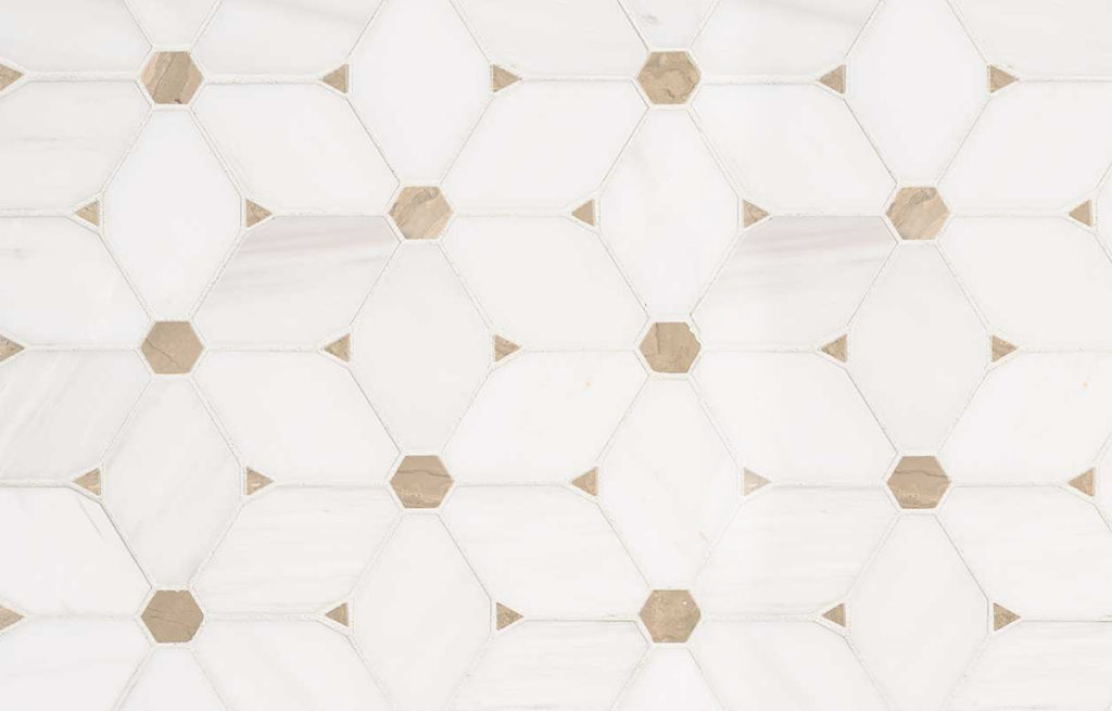 Cecily Polished Marble Mosaic | Gem Stones Tiles & Counter Tops