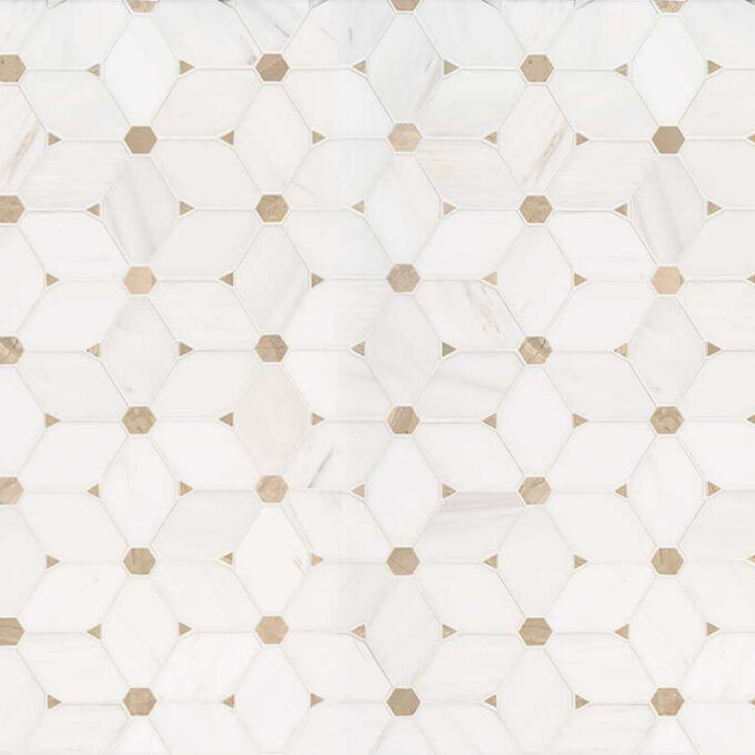 Cecily Polished Marble Mosaic