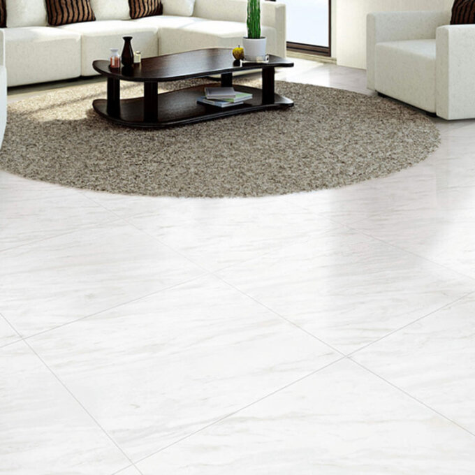 Eterna Volkas White Porcelain Tile