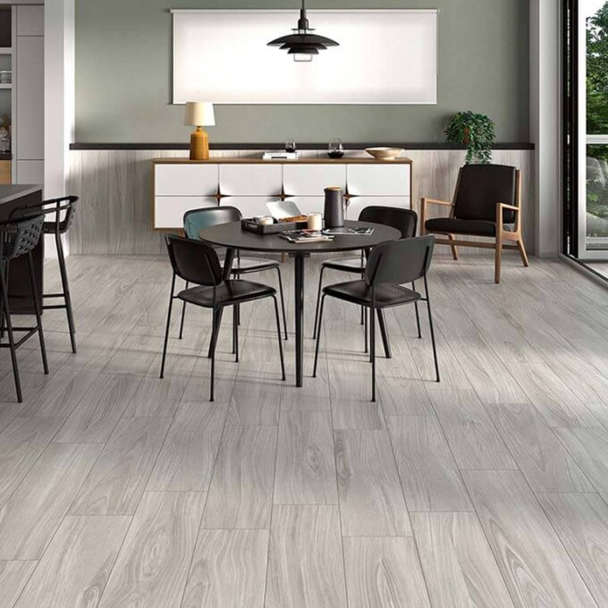 Braxton Grigia 8"x40" Matte Porcelain Tile