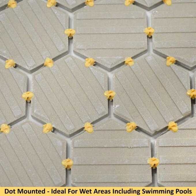 Ontario Tender Grey 2"x2" Porcelain Mosaic