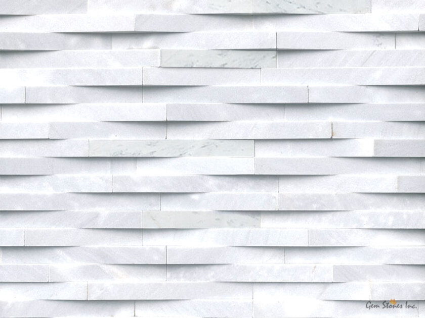 Cosmic White 3D Wave Panels